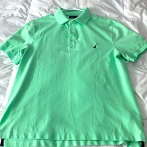 Nautica Lime Green L Polo